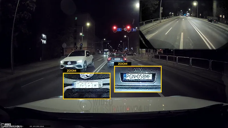 jakość nagrań 4K z kamery samochodowej thinkware u3000 pro